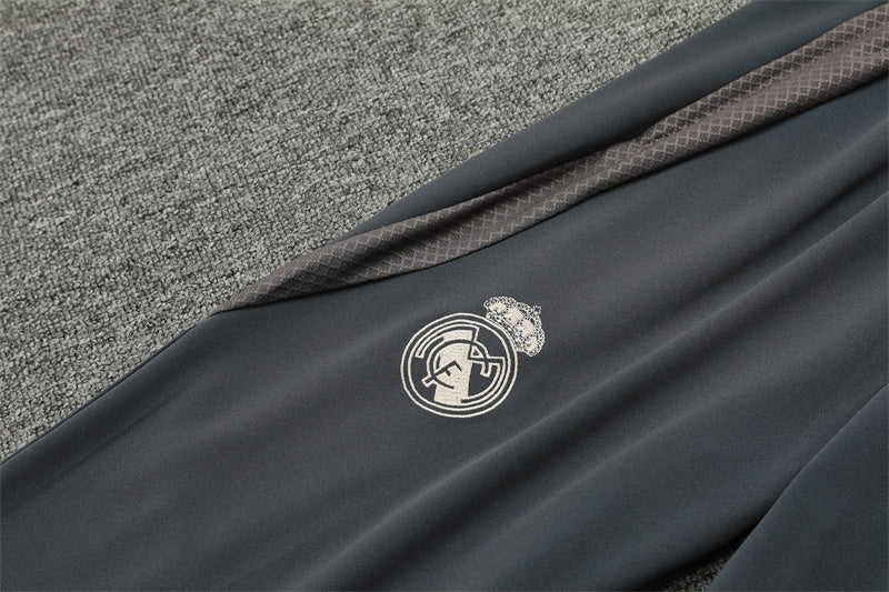 Buzo Completo Real Madrid Crema Con Cierre