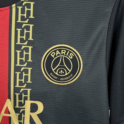 Paris Saint-Germain "Negro y Dorado" 2025/26 Versión Fan