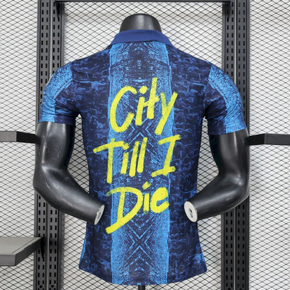 Camiseta Manchester City Edición Especial Azul 2025/26 Versión Jugador