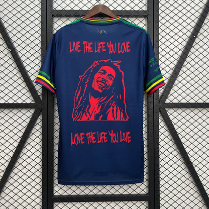 Camiseta Ajax Edición Especial "Bob Marley Azul" 2025/26 Versión Fan
