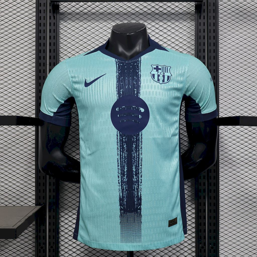 Camiseta FC Barcelona Pre-Partido Celeste 2025/26 Versión Jugador