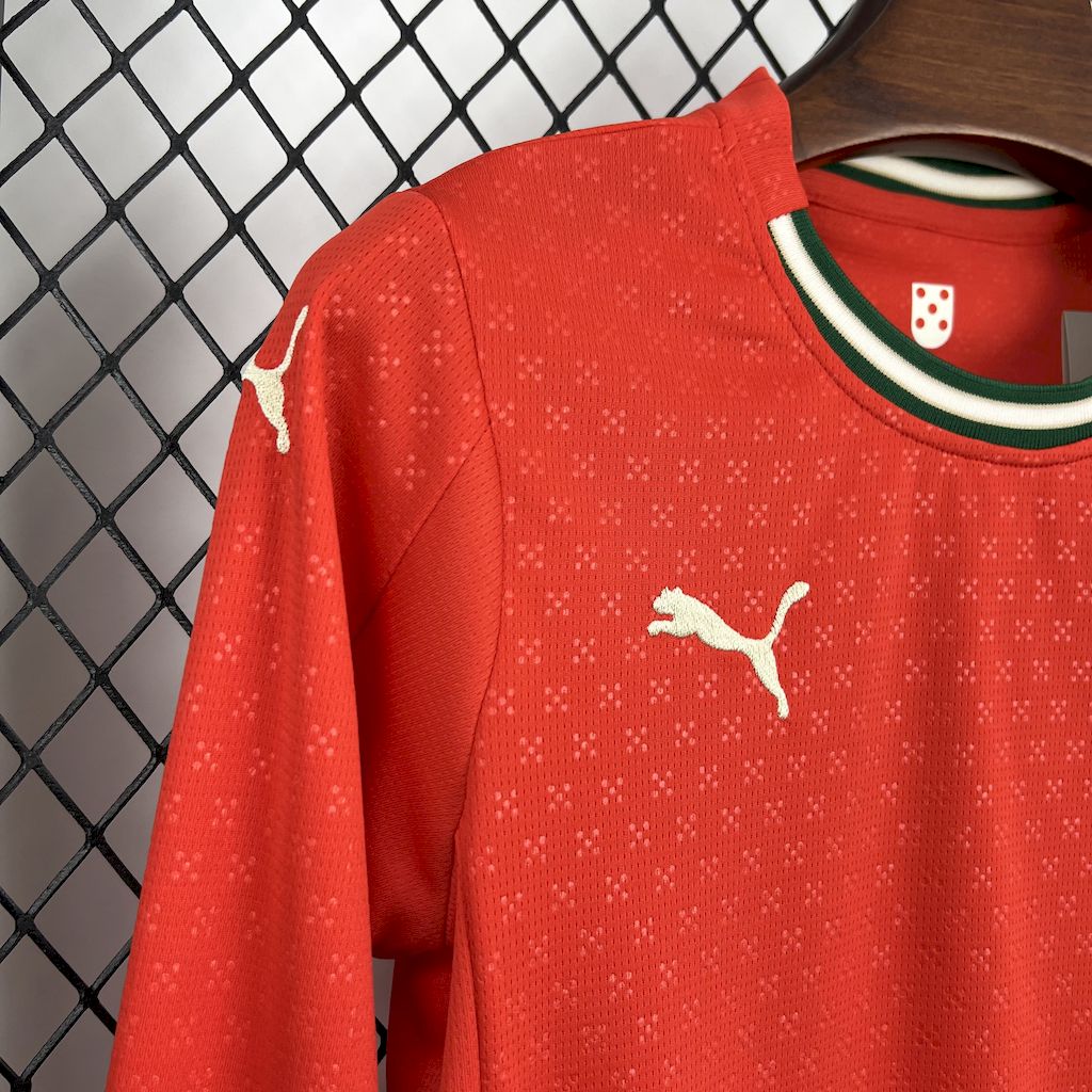 Portugal Kit Niños Manga Larga Local 2025/26