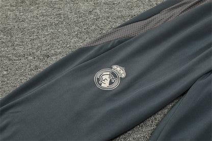 Buzo Completo Real Madrid Gris Crema