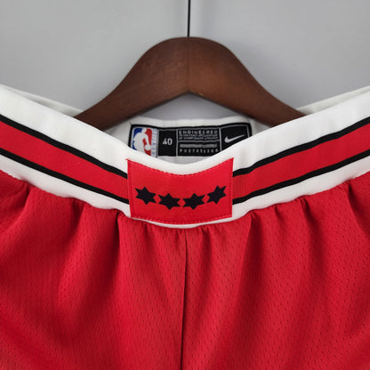 Camiseta Chicago Bulls Shorts Rojo