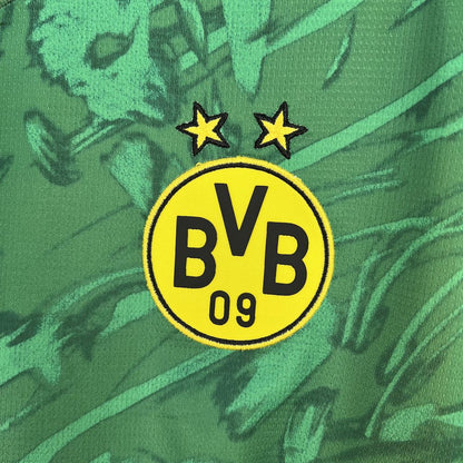 Camiseta Borussia Dortmund Portero Verde 2025/26 Versión Fan