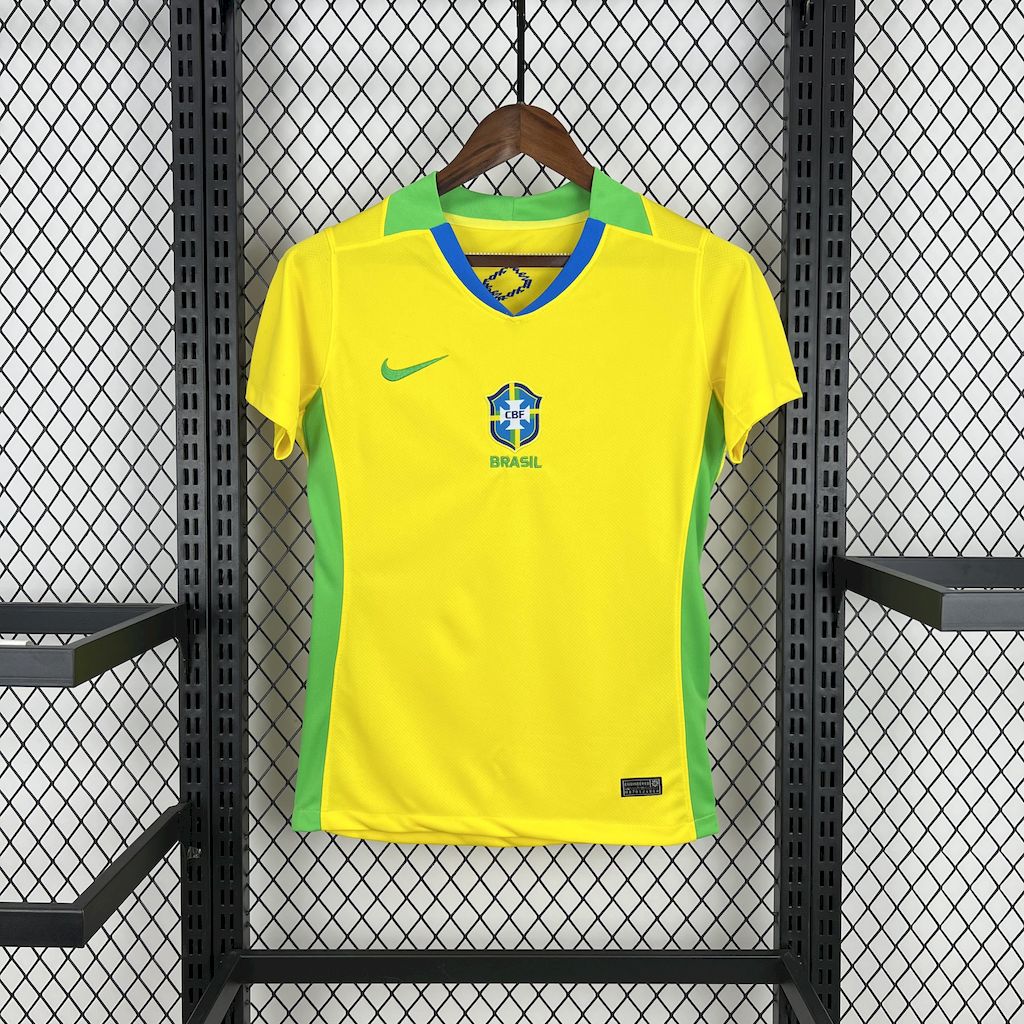 Camiseta Brasil Local 2025/26 Versión Mujer