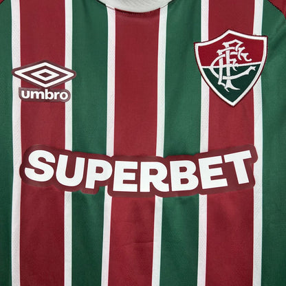 Camiseta Fluminense Local Manga Larga 2025/26 Versión Fan