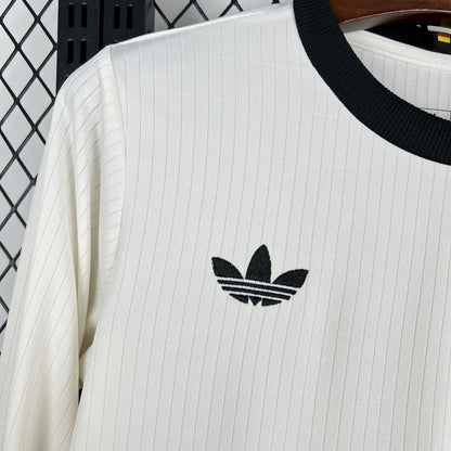 Alemania 125 Aniversario Manga Larga Blanco 2025/26 Versión Fan