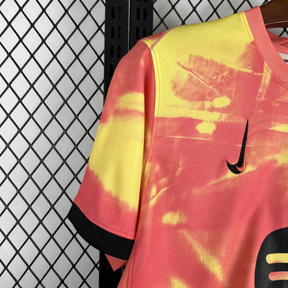 Camiseta FC Barcelona Pre-Partido Naranja 2025/26 Versión Fan