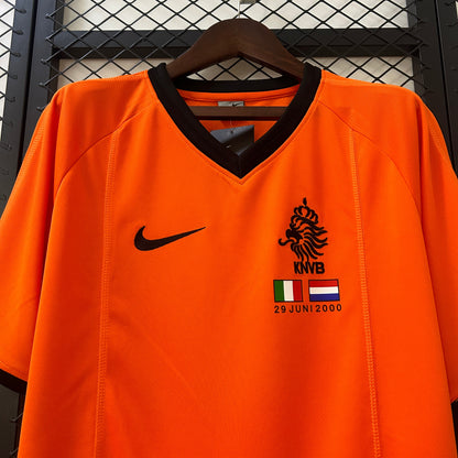 Camiseta Países Bajos Local Retro 2000 Versión Fan