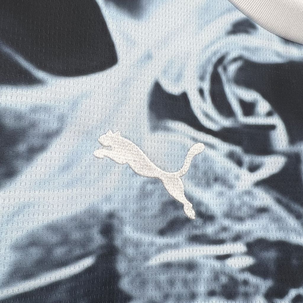 Camiseta Manchester City Edición Especial Negro y Azul 2025/26 Versión Fan