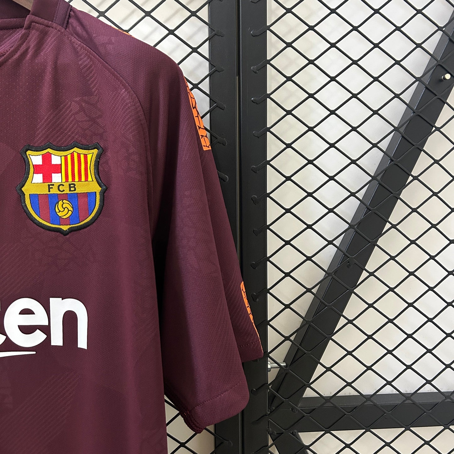 Camiseta Barcelona Tercera Retro 2017/18 Versión Fan