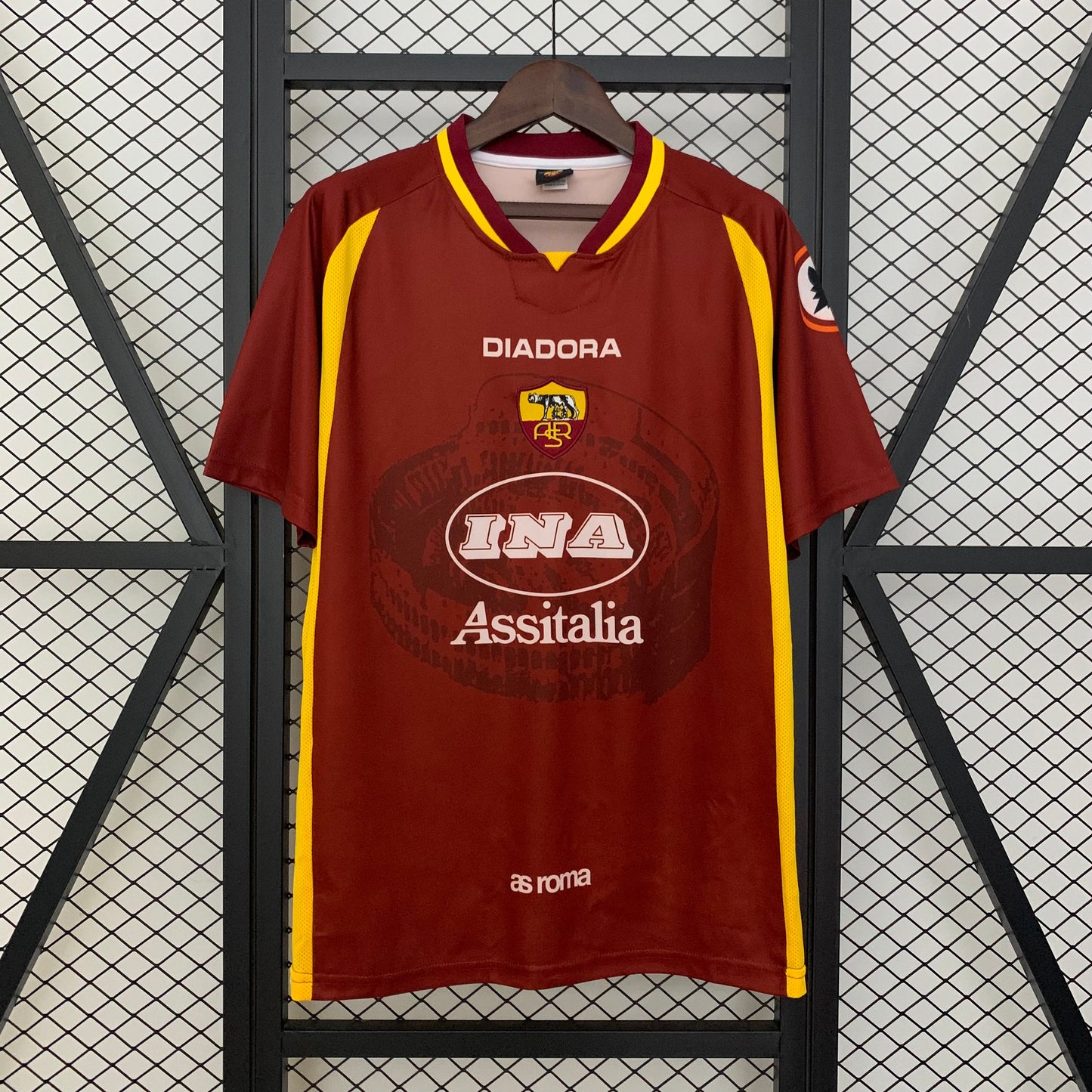 Camiseta AS Roma Local Retro 1997/98 Versión Fan