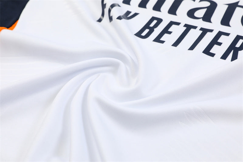 Buzo Completo Real Madrid Blanco Diseño Azul