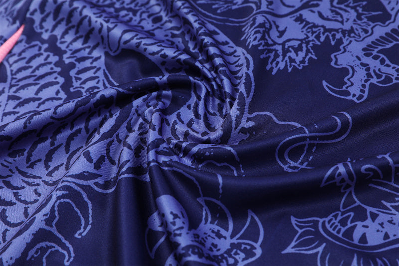 Buzo Completo Real Madrid Dragon Morado