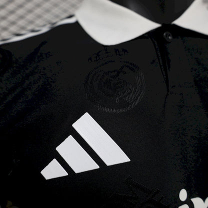 Real Madrid Polo Negro 2025/26 Versión Jugador