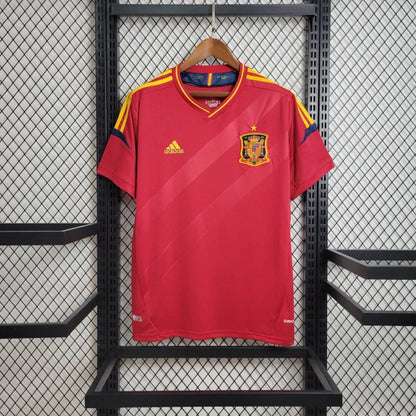 Camiseta España Local Retro 2012 Versión Fan