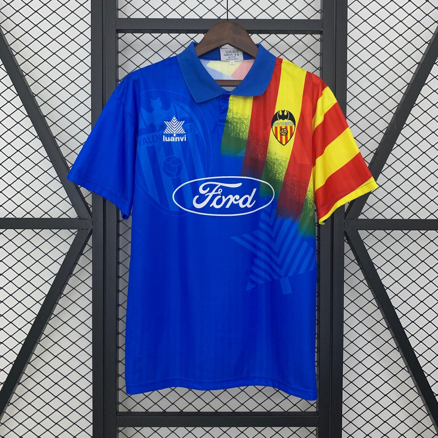 Camiseta Valencia CF Visita Retro 1995/96 Versión Fan