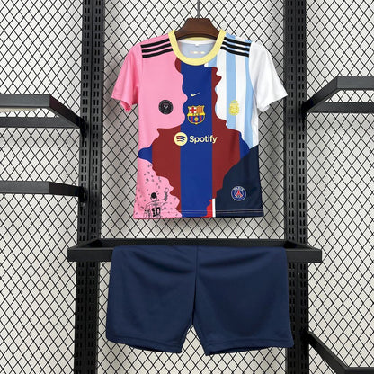 Messi Conmemorativa Kit Niños 2025/26