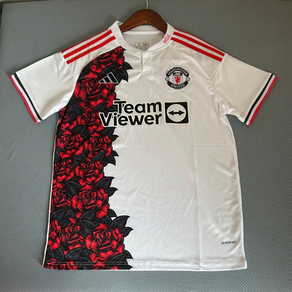 Camiseta Manchester United Edición Especial Blanca 2025/26 Versión Fan