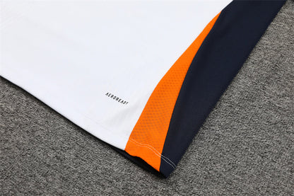 Buzo Completo Real Madrid Blanco Diseño Azul