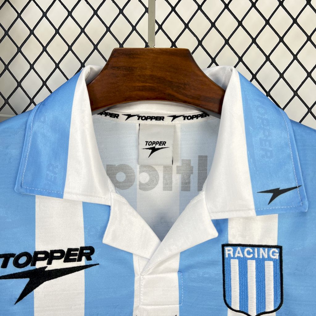 Camiseta Racing Club Avellaneda Local Retro 1997/98 Versión Fan