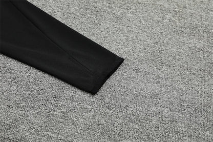 Buzo Completo con Cierre Real Madrid Negro Morado