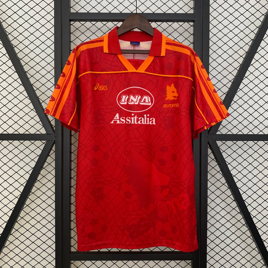 Camiseta AS Roma Local Retro 1995/96 Versión Fan