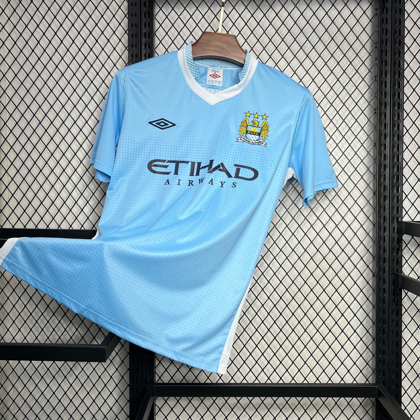 Camiseta Manchester City Local Retro 2011/12