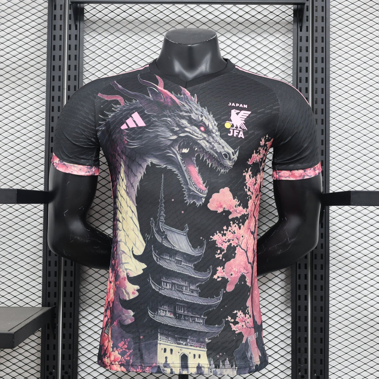 Camiseta Japón "Edición Especial Negra y Rosada" 2024 Versión Jugador