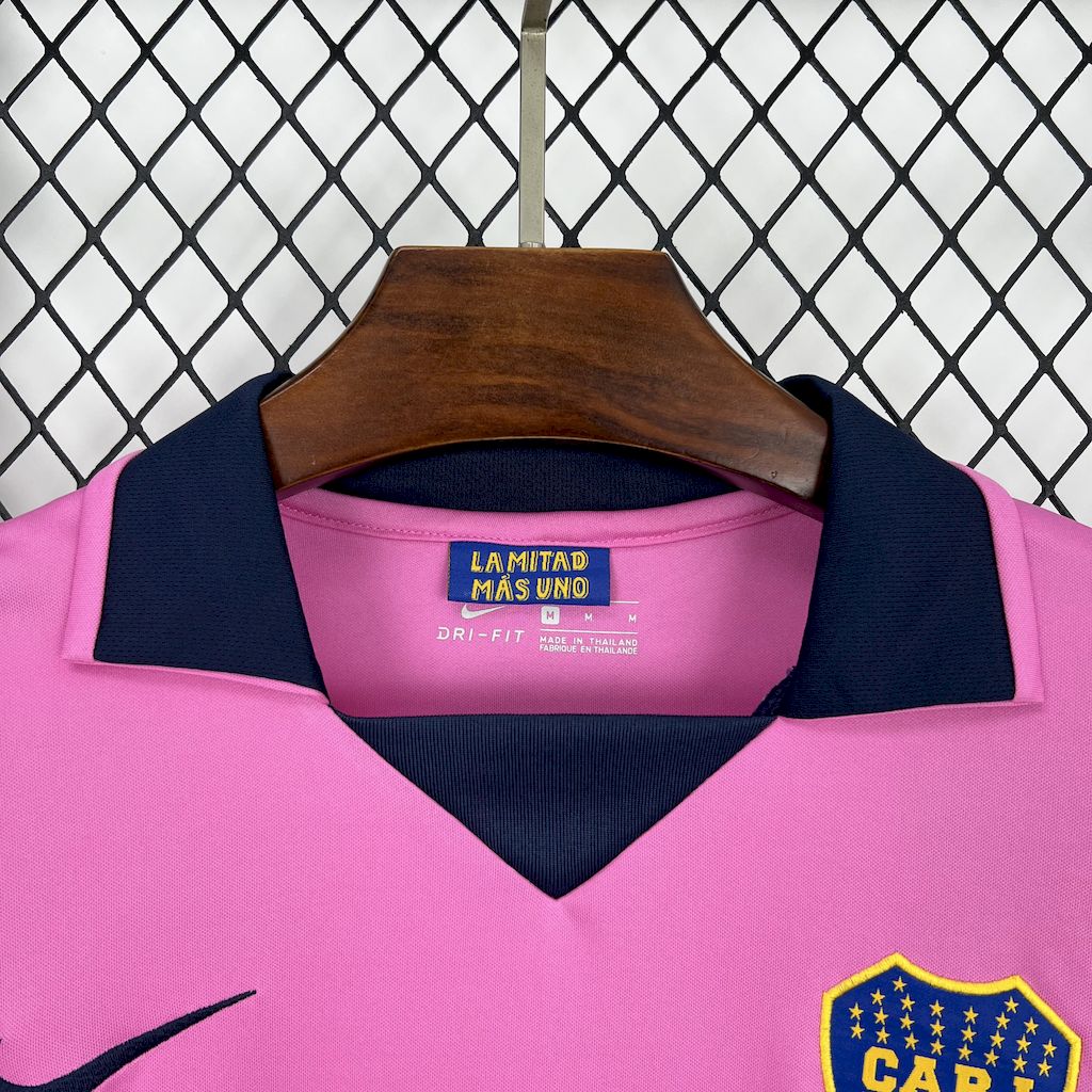 Camiseta Boca Juniors Visita Manga Larga Retro 2013/14 Versión Fan