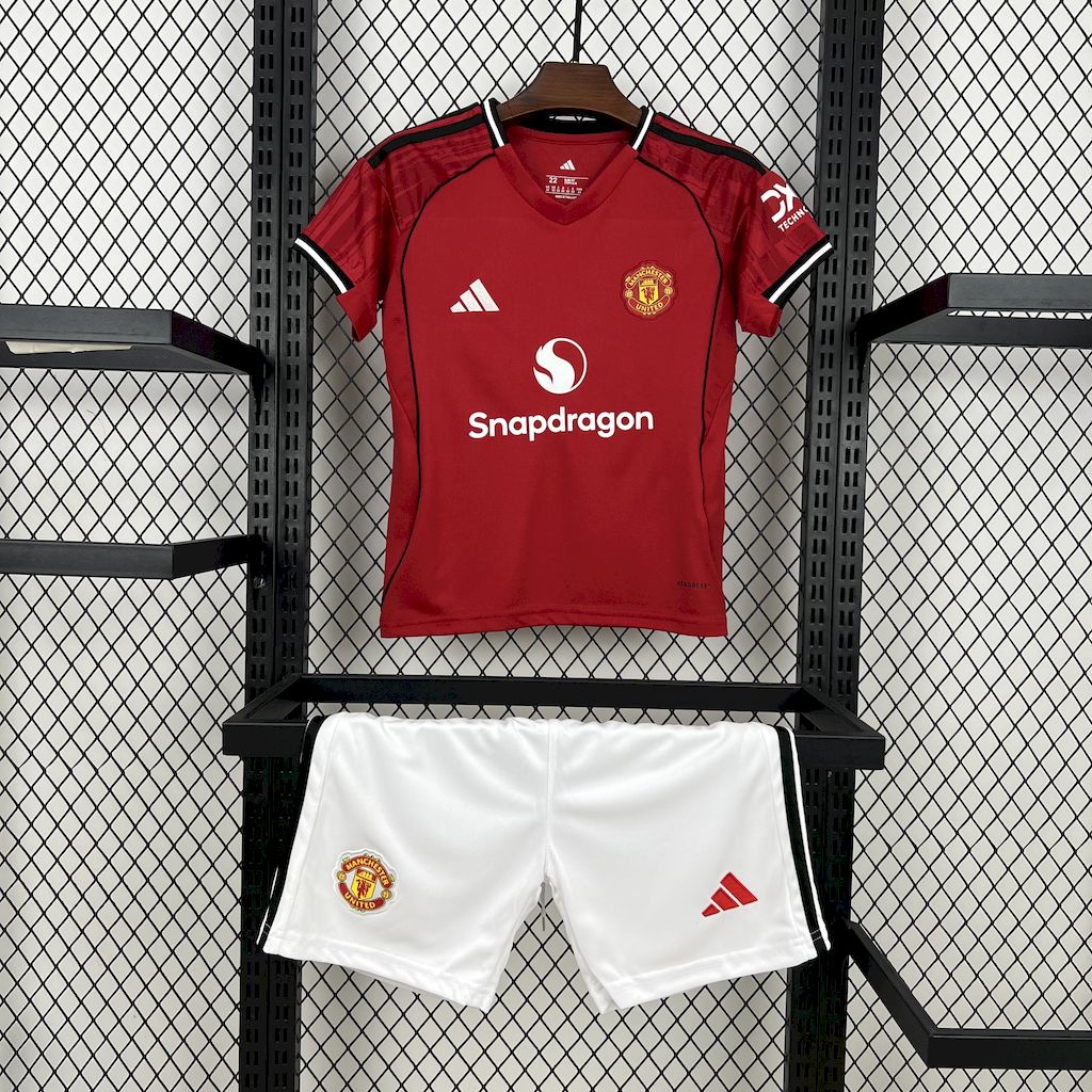 Manchester United Local Kit Niños 2025/26