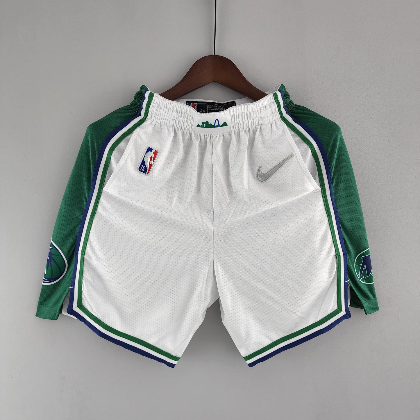 Camiseta Dallas Mavericks "City Edition" Shorts Blanco Verde