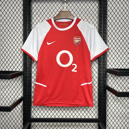 Camiseta Arsenal Local Retro 2002/04