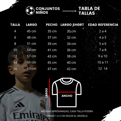 Conjunto niños Colo Colo Local 2024/25