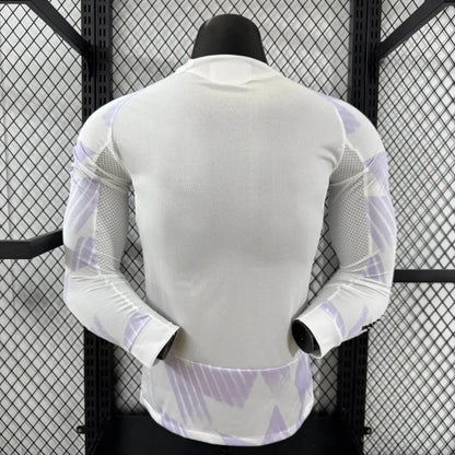 Camiseta Manchester United Visita Manga Larga 2025/26 Versión Jugador