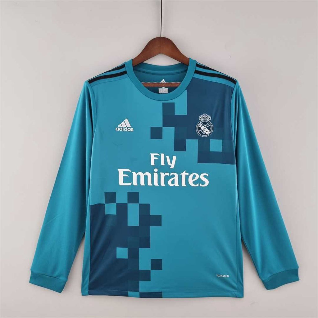 Real Madrid Tercera Manga Larga Retro 2017/18