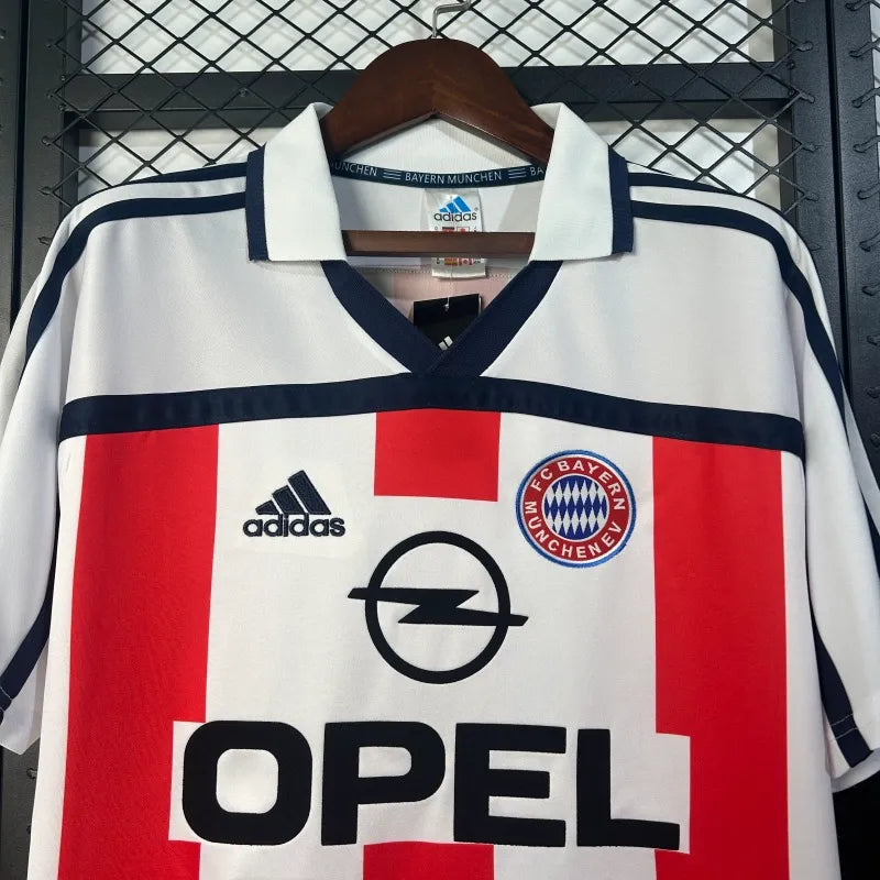 Camiseta Bayern Munich Visita Retro 2000/02 Versión Fan