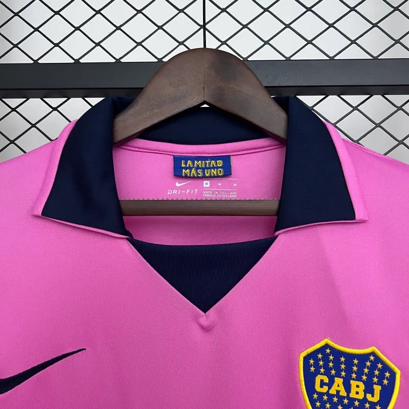 Camiseta Boca Juniors Manga Larga Visita Retro 2013/14 Versión Fan