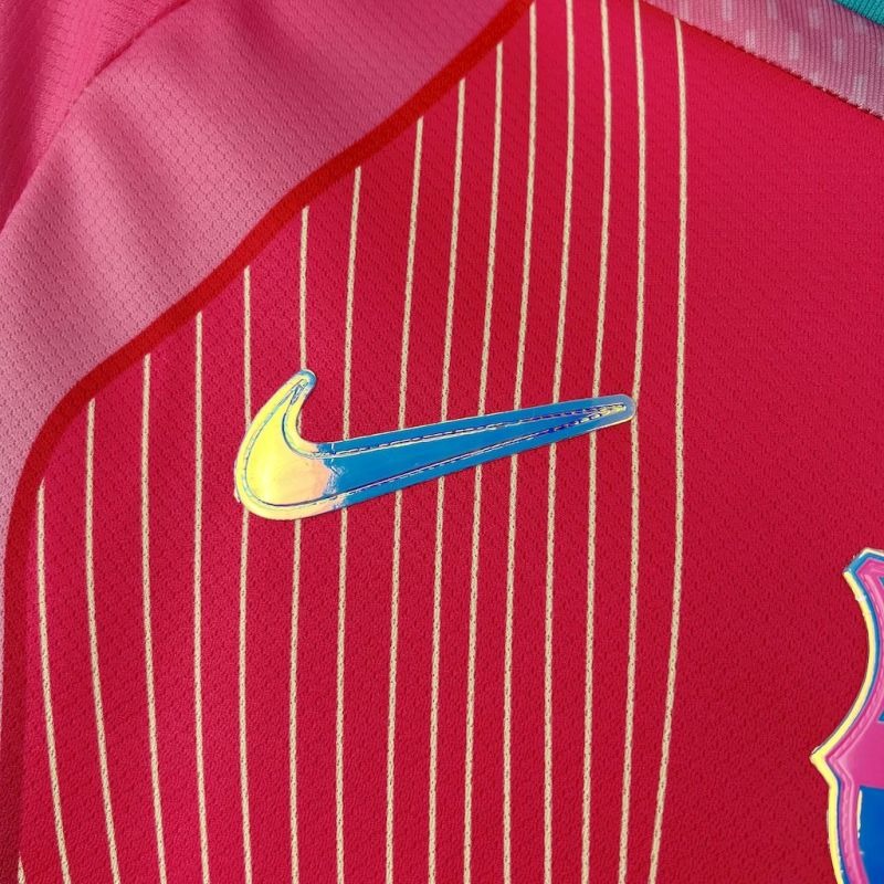 Camiseta FC Barcelona Edición Especial Rosa Oscuro 2025/26 Versión Fan