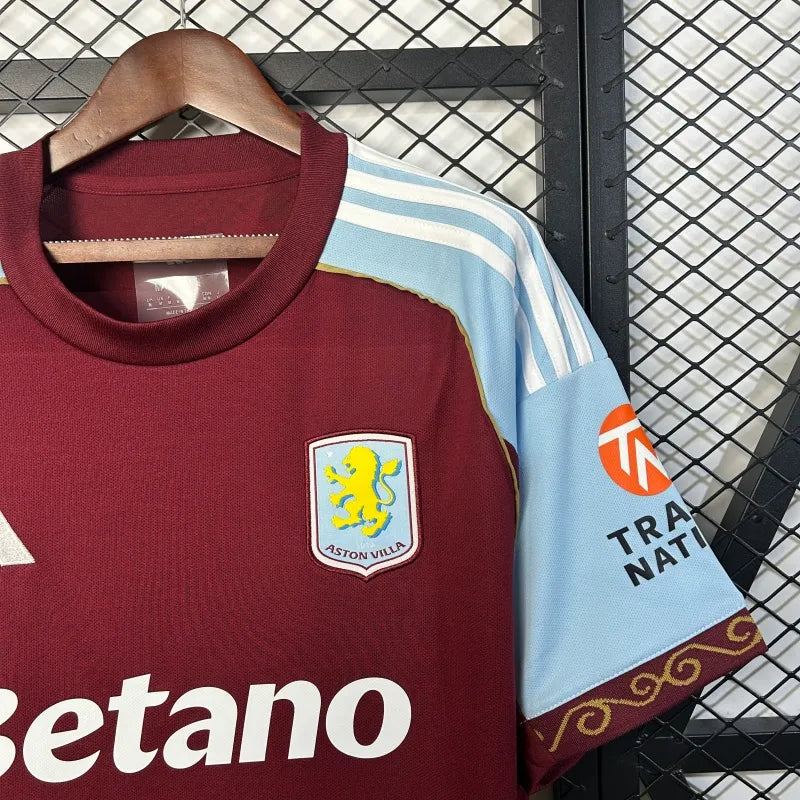 Camiseta Aston Villa Local 2025/26 Versión Fan