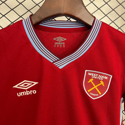 West Ham United Kit Niños Local 2025/26