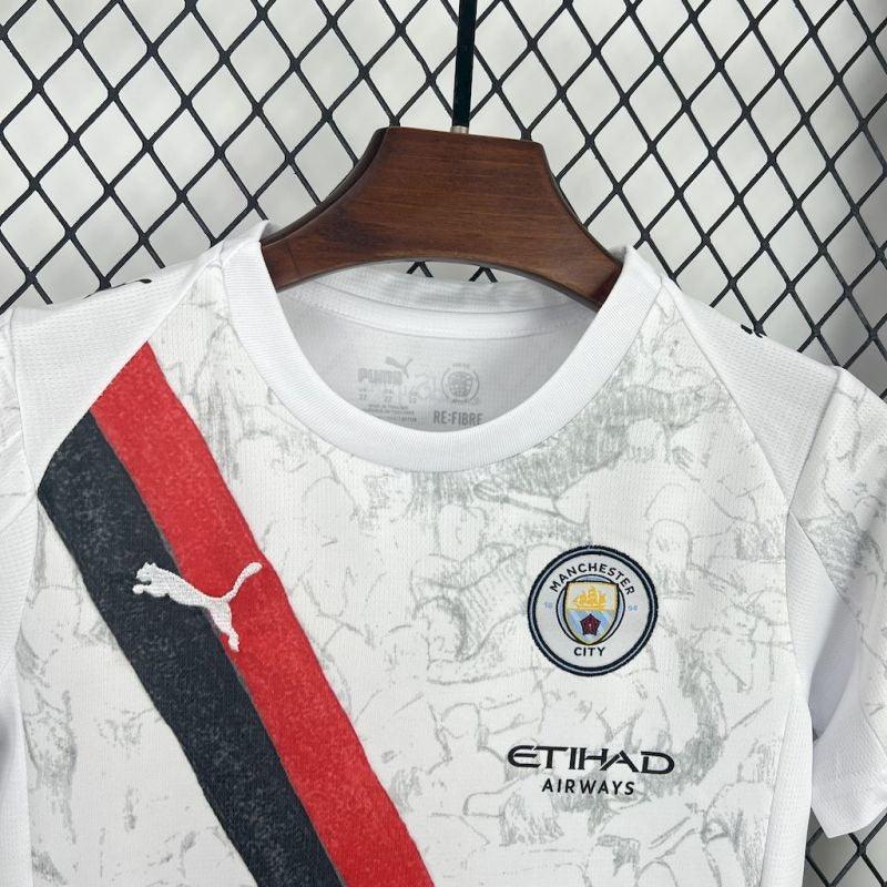 Manchester City Kit Niños Visita 2025/26