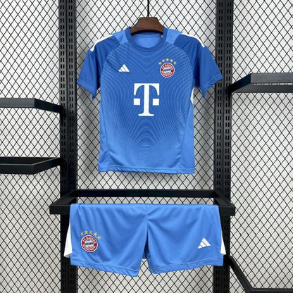 Bayern Munich Kit Niños Portero Azul 2025/26