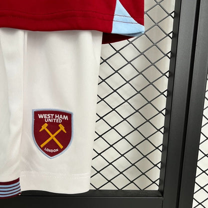 West Ham United Kit Niños Local 2025/26