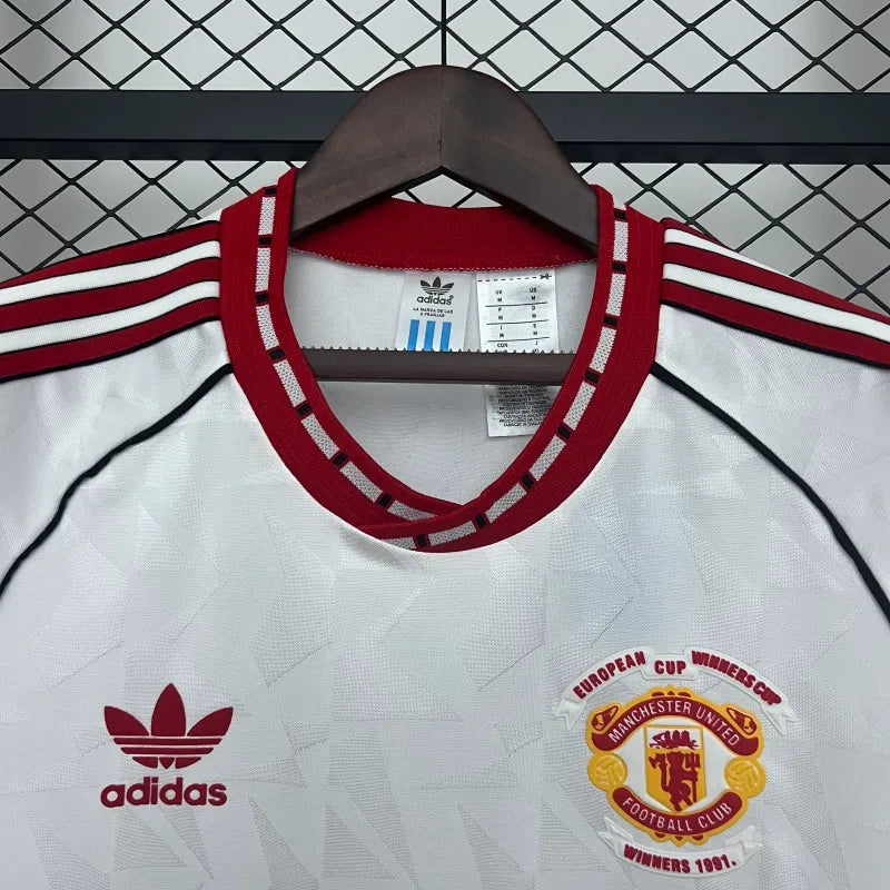 Camiseta Manchester United Visita Retro 1991 Versión Fan