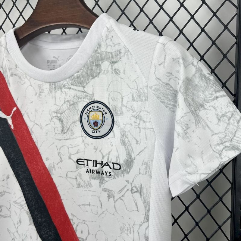 Manchester City Kit Niños Visita 2025/26