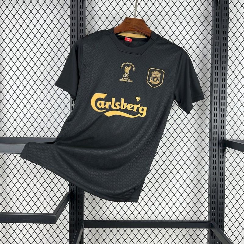 Camiseta Liverpool Edición Especial Negra 2025/26 Versión Fan