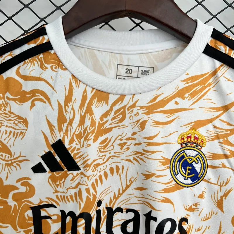 Real Madrid Kit Niños Edición Especial Naranja 2025/26