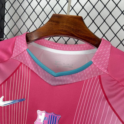 Camiseta FC Barcelona Edición Especial Rosa Oscuro 2025/26 Versión Fan
